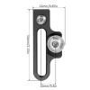 Pilipane Premium Bikes Brake Pads, 2Pcs Bikes C Clamp Brake Pad, Professional Mountain Bikes C Clamp Pads, Aluminum Alloy Extension C Caliper Adapter Brakes for Road Bicycles() view 3