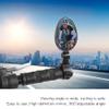 Qiilu Clip On Mirrors Back View Mirror Black Abs Silicone Glass Handlebar Review Rear Back View 360 Rotation Mirror for Mountain Road Bikes view 3