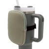 NOLI JUNE - Water Bottle Pouch for Stanley Quencher 18oz to 40oz - Neoprene Pouch with Adjustable Strap - Versatile Tumbler Holder - Eucalyptus view 1
