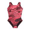 TYR Girls' Durafast Elite Maxfit Swimsuit, Red Vitality, 22 view 1