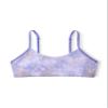 Happy Nation Girls Comfy Cotton Scoop Neck Bra, Pink Horizon Tie Dye