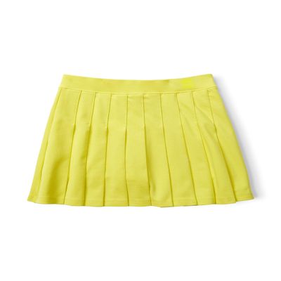 Happy Nation Tennis Skirt W/ Built In Boyshort, Sour Yellow, Small