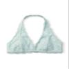 Happy Nation Lace Halter Bralette, Beach Glass, XL+ view 1