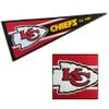 WinCraft Kansas City Chiefs Embroidered and Sewn Pennant view 1