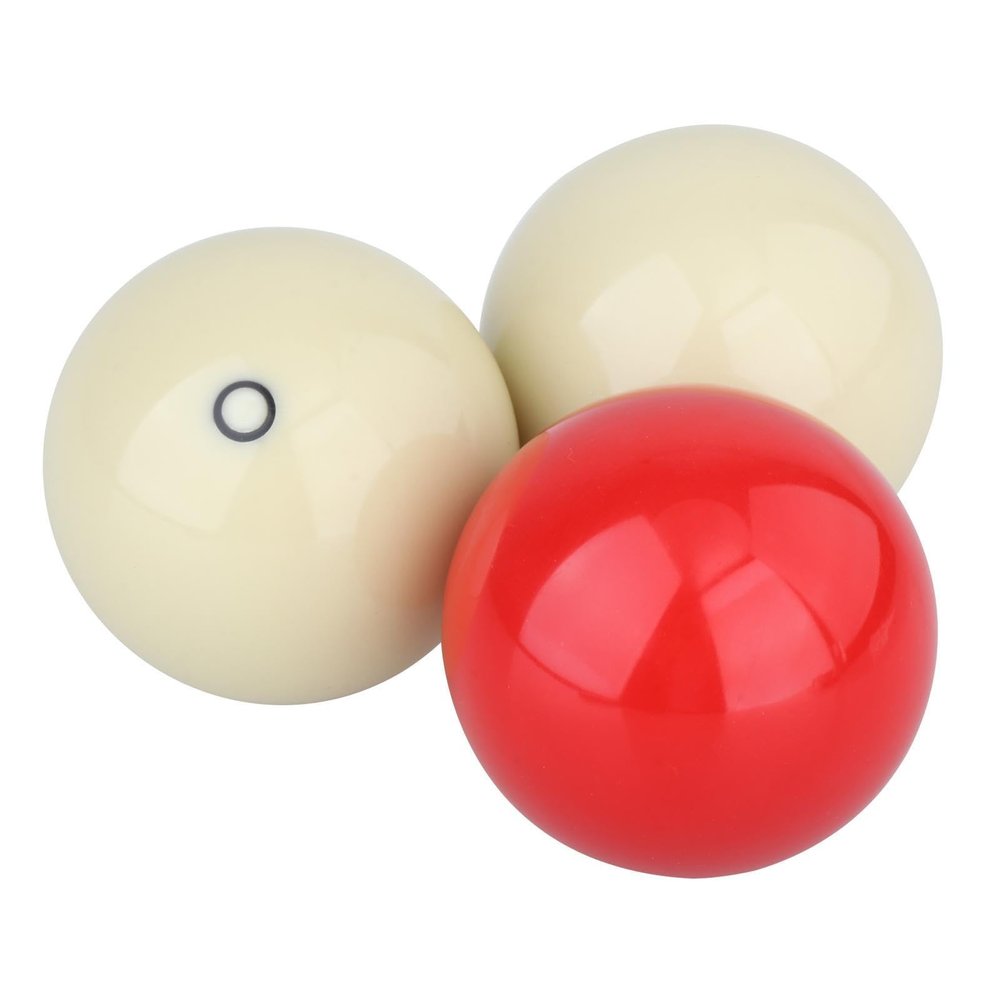 MYCENSE 3Pcs Carom Billiards Balls, Complete Ball Set, Improve Skills Training Professional Carom Balls Set, Billiard Pool Balls for Professional