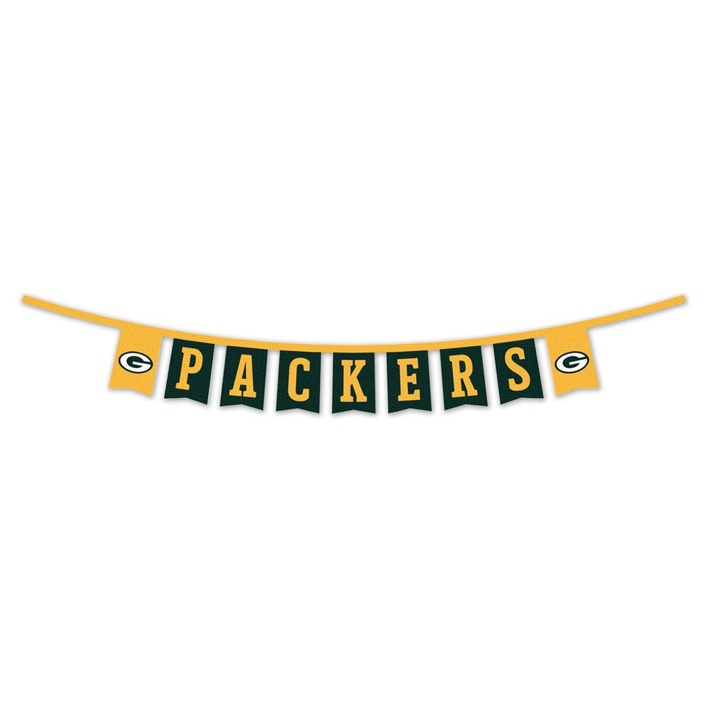 WinCraft Green Bay Packers Banner String Pennant Flags