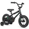 cubsala 12 Inch Kids Bike BMX Style Bicycle with Training Wheels Coaster Brake for 1 2 3 4 Years Old Toddlers Boys Girls, Black view 1