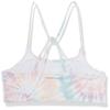 Happy Nation Girls Racerback Swim Bikini Top, Beach Glass Tie Dye view 2