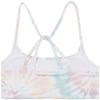 Happy Nation Girls Racerback Swim Bikini Top, Beach Glass Tie Dye view 4