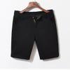 Maiyifu-GJ Men's Roll Up Slim Fit Denim Shorts Straight Stretch Summer Jean Shorts Knee Length Casual Modern Short Pants (Black,31) view 3