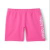 Happy Nation Cotton Biker Shorts, Pink Gumball, Medium view 1