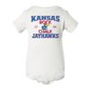 CornBorn University of Kansas Baby Onesie - Rock Chalk Jayhawks - White - 18M view 1