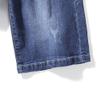 Men's Roll Up Casual Slim Fit Denim Shorts Thin Straight Jean Shorts Classic Stretch Short Pants with Pockets (Blue1,33) view 3