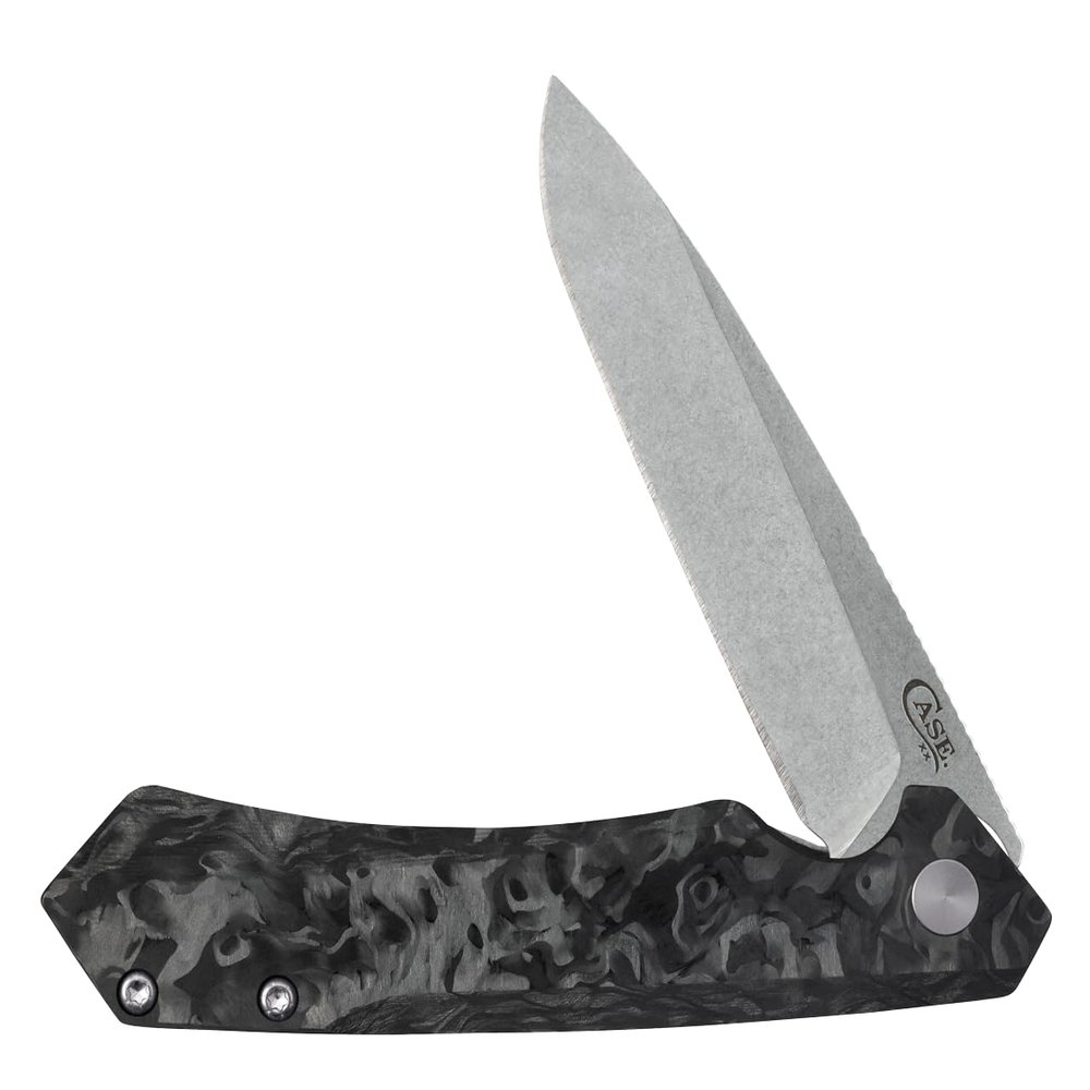 Case Cutlery CA64801: Kinzua Framelock Black Cf
