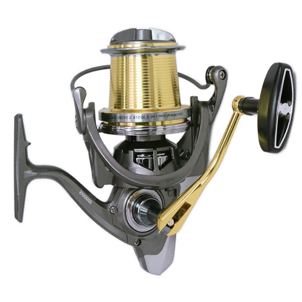 Fishing Wheel 8000 10000 12000 Type Light Weight Design All Metal Big Wire Cup Spinning Reel Saltwater 8000 Series