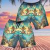 Tiki Surfing Men's Swim Trunks - He'e Octopus Hawaiian Shorts for Men, Men's Summer Bathing Shorts Set 10 Size Size L view 2