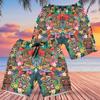 Tiki Tribal Men's Swim Trunks - Tropical Summer Hawaiian Shorts for Men, Men's Summer Bathing Shorts Set 10 Size Size 4XL view 2