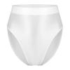 YiZYiF Women Oil Glossy High Waist Booty Shorts Hot Pants High Cut Panties Briefs Rave Dance Bottoms White Large view 1