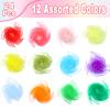 CCINEE 24Pcs Dance Scarves for Kids Play Dancing Music Scarfs Movement Square Juggling Silk Tricks Scarves Rhythm Band Scarfs for Children Movement(12 Colors) view 2