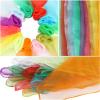 CCINEE 24Pcs Dance Scarves for Kids Play Dancing Music Scarfs Movement Square Juggling Silk Tricks Scarves Rhythm Band Scarfs for Children Movement(12 Colors) view 4