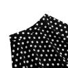 Giggle 'n Go 1950s Vintage Full Circle Skirt - High Waist Rockabilly Flare for Girls, Polka Dots, Black Knee Length A-line Skirt - 8-9 Years view 4