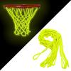 2pcs Nightlight Basketball Net,Basketball Net Replacement, Pink Glow in the Dark Basketball Net,Basketball Accessories,Standard Size 12 Loops for Indoor and Outdoor Replacement Net. (Yellow) view 1