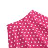 Kids 50s Skirts for Girls Vintage 50's Full Circle Skirt for Girls Smock Waist Rockabilly Swing Casual Party Skirts 50s 1950s Skirt Pink Polka Dot Knee Length A line Skirt Hot Pink 9-10 Years view 4