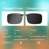 Goiteia Polarized Super Dark Clip On Sunglasses Over Prescription Glasses Men Women,Compact Fit,Non-Flip UpCAT4 view 3