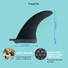 bohally 7 Inch Surf Fin Honeycomb Fiberglass SUP Board Fin for Surfboard Longboard Surfing Water Sport Accessories view 2