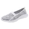 Leather Shoe Leisure Women's Slip On Travel Soft Sole Comfortable Shoes Outdoor Business Casual Work Shoes (White, 7.5) view 1