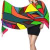 LMNSWDA Angle Doodle Women's Fashion Cashmere Feel with Tassel Large scarf warm party shawl Wraps view 3