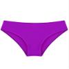 Moggemol Little Big Girls Triangle Bikinis Briefs Swimming Bottoms Swimwear Sports Dance Underpants for Kids Purple 8 Years view 1
