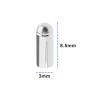 The Lord of the Tools 24Pcs 90 Degrees Dart Wing Protector Aluminium Alloy Dart Flight Protector Professional Competition Dart Accessories 3mmx8.5mm Silver view 3