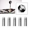 The Lord of the Tools 24Pcs 90 Degrees Dart Wing Protector Aluminium Alloy Dart Flight Protector Professional Competition Dart Accessories 3mmx8.5mm Silver view 4