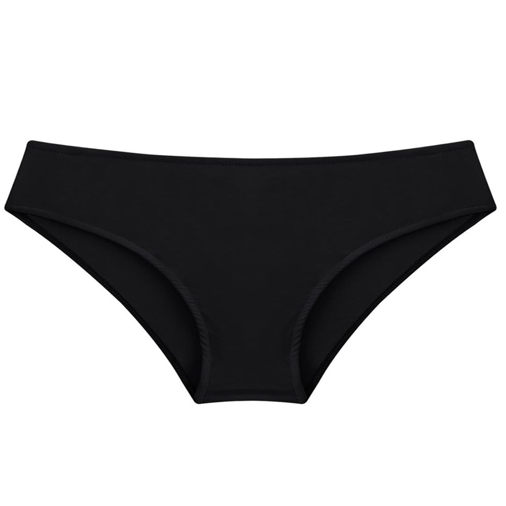 Moggemol Little Big Girls Triangle Bikinis Briefs Swimming Bottoms Swimwear Sports Dance Underpants for Kids Black 12 Years