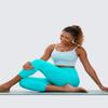 CRZ YOGA Butterluxe High Waisted Capris Workout Leggings for Women 21'' - Lounge Buttery Soft Yoga Pants (Neon) Spectral Blue Large view 3