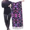 LMNSWDA Jazz Jam Women's Fashion Cashmere Feel with Tassel Large scarf warm party shawl Wraps view 2