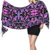 LMNSWDA Jazz Jam Women's Fashion Cashmere Feel with Tassel Large scarf warm party shawl Wraps view 3