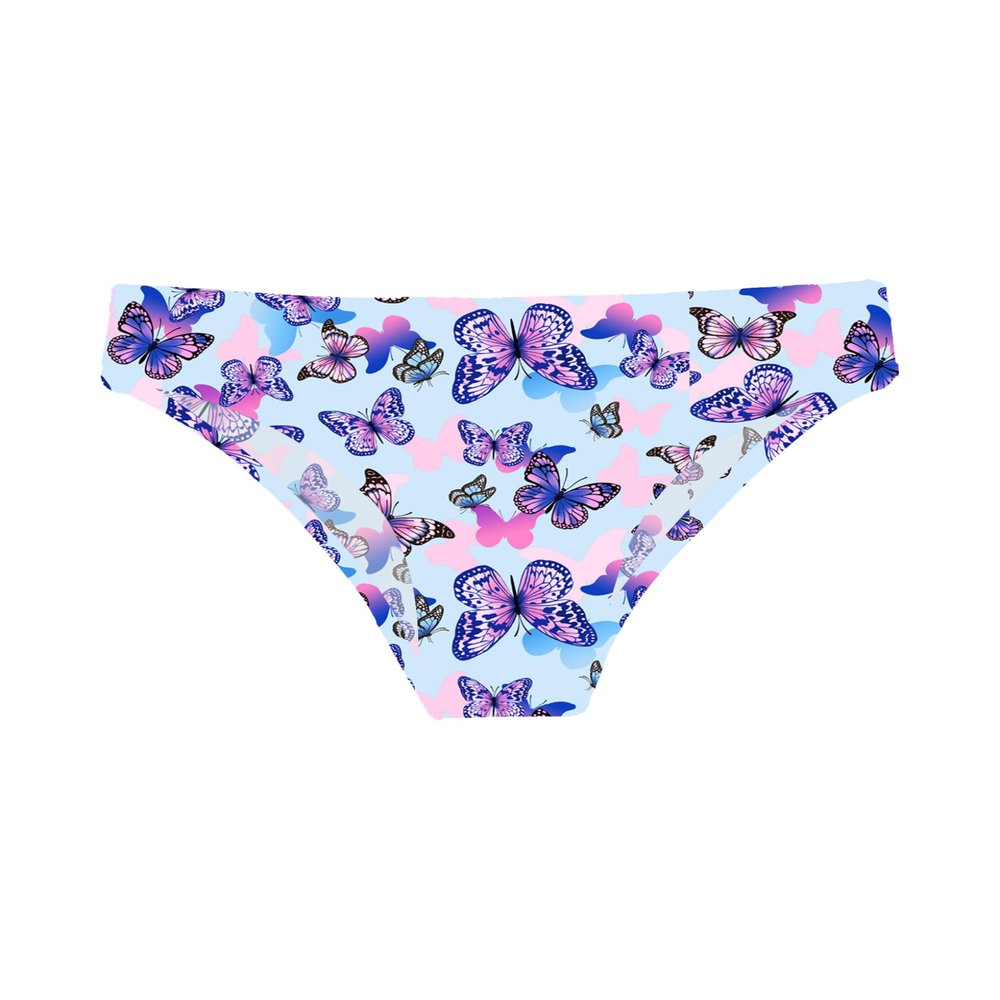Moggemol Little Big Girls Triangle Bikinis Briefs Swimming Bottoms Swimwear Sports Dance Underpants for Kids Butterfly 10 Years