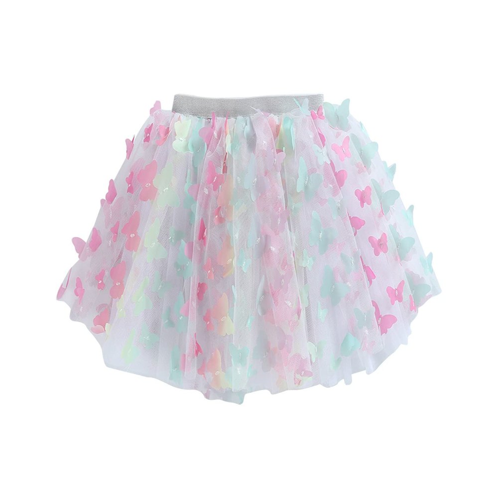 Baby Girls Tutu Skirt Soft and Smooth Cute Tutu Skirt Girls Summer Outfits Party Skirt (Pink, 3-8 Years)