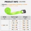 TRIWONDER Cinch Tie Down Strap Lashing Straps Heavy Duty Nylon Straps with Cam Buckles for Cargo, Trucks, Boat, Motorcycle,SUP, Kayak, Canoe, Trailer (3m, Light Green - 4 Packs) view 2