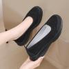 Leisure Women's Slip On Travel Soft Sole Comfortable Shoes Outdoor Mesh Runing Fashion Sports Toe Shoes for Women (Black, 6.5) view 3