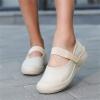 Ladies Summer Fashion Thin Lazy Breathable Thick Bottoming Hollowed Out Comfortable Outdoor Mens High Top Casual Shoes (Beige, 7) view 2