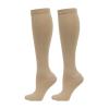 Blaward Plus Size Compression Socks with Zipper for Women Men, 20-30 mmhg Wide Calf Knee Stockings Circulation Support view 2