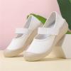 Ladies Summer Fashion Thin Lazy Breathable Thick Bottoming Hollowed Out Comfortable Outdoor Mens High Top Casual Shoes (White, 9) view 3