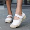 Ladies Summer Fashion Thin Lazy Breathable Thick Bottoming Hollowed Out Comfortable Outdoor Mens High Top Casual Shoes (White, 9) view 4