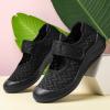 Ladies Summer Fashion Lightweight Casual Breathable Solid Color Anti Slip Soft Bottom Comfortable Women Causal Shoes (Black, 9) view 3