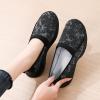 Leisure Women's Slip On Travel Soft Sole Comfortable Shoes Outdoor Mesh Runing Fashion Sports Breathable Mens Size 14 (Black, 7) view 3