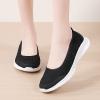 Leisure Women's Slip On Travel Soft Sole Comfortable Shoes Outdoor Mesh Runing Fashion Sports Toe Shoes for Women (Navy, 9) view 2