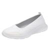 Leisure Women's Slip On Travel Soft Sole Comfortable Shoes Outdoor Mesh Runing Fashion Sports Toe Shoes for Women (White, 9) view 1